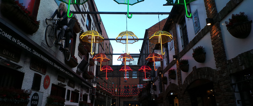 Belfast Street Umbrellas